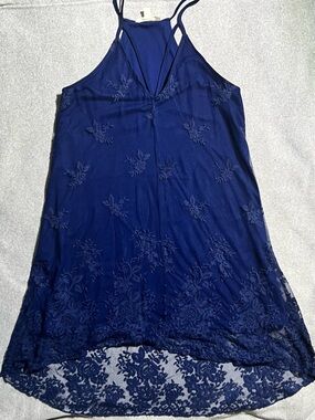 miami Royal Blue Slip Dress